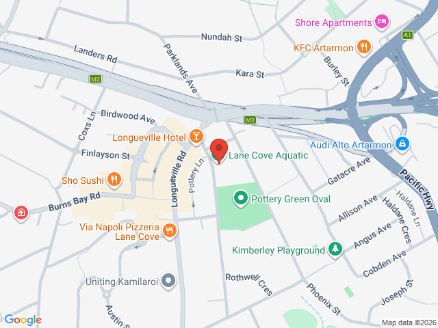 Map showing event location
